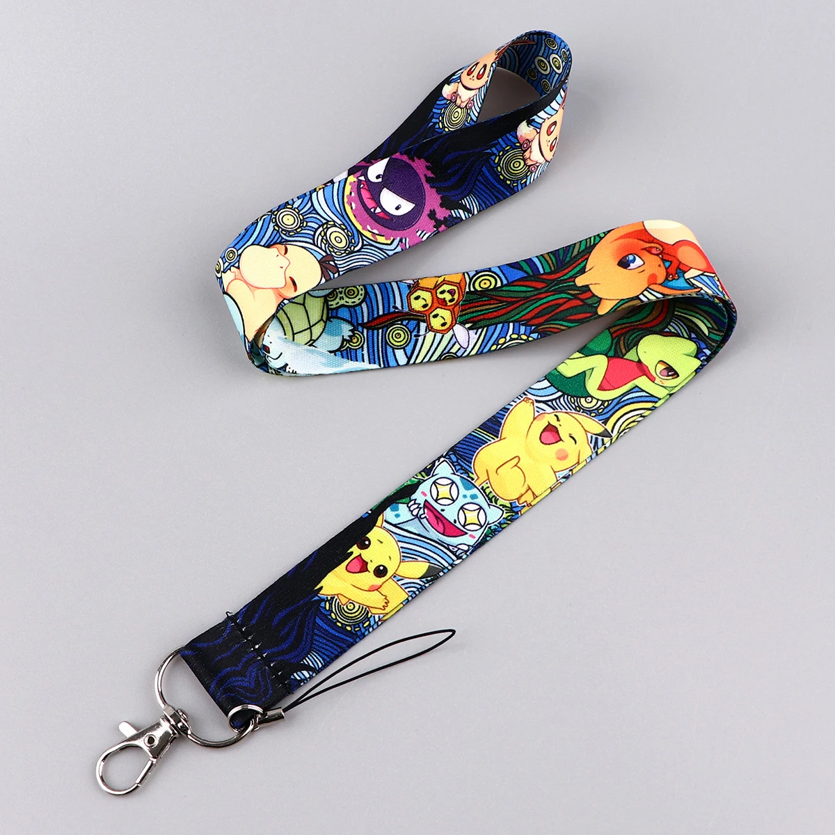 Cute Anime Characters Keychain Lanyard For Keys ID Card Badge Holder Neck Strap Phone Straps Cosplay Accessories