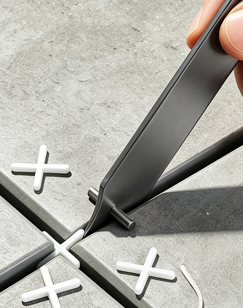 Double Head Grout Removal Pliers Ultra Thin Tip Thickened Tile Clip Remover Sharp Edge Scratch Free Grout Tool Renovation Work