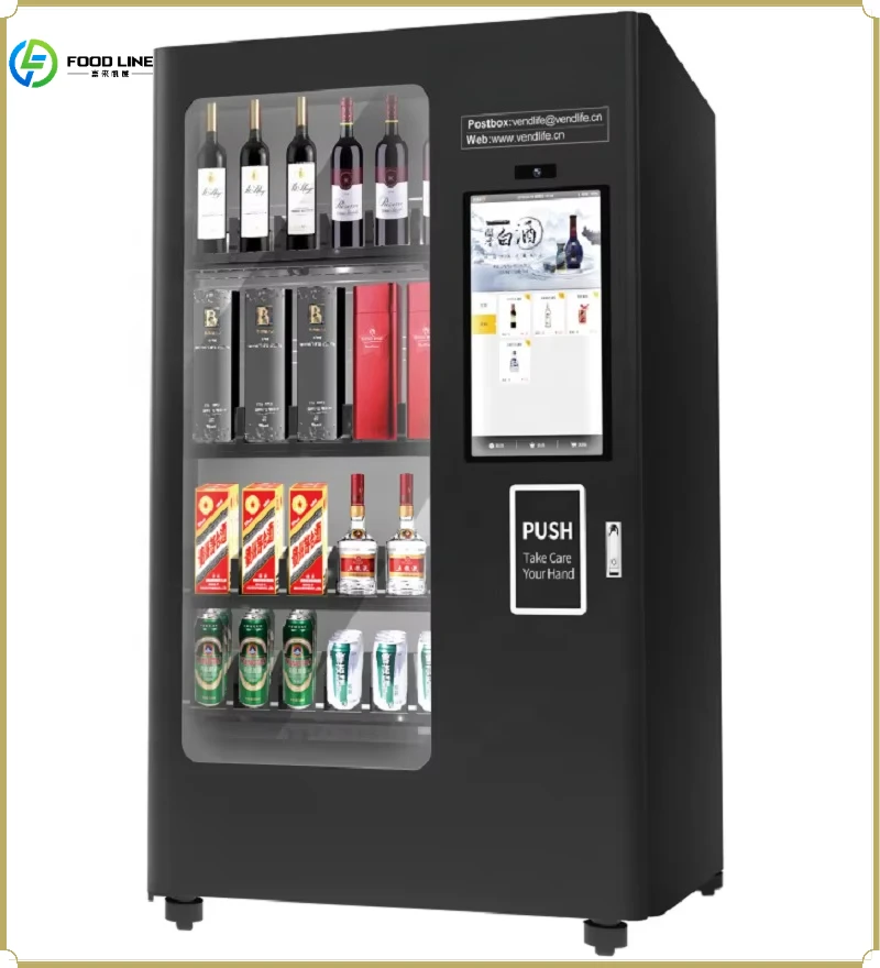 Máquina Expendedora de Cerveza Personalizada con Sistema Mecánico de Elevación por Eje XY, Máquina Expendedora de Cerveza de Trigo y Otras Bebidas Alcohólicas en Venta