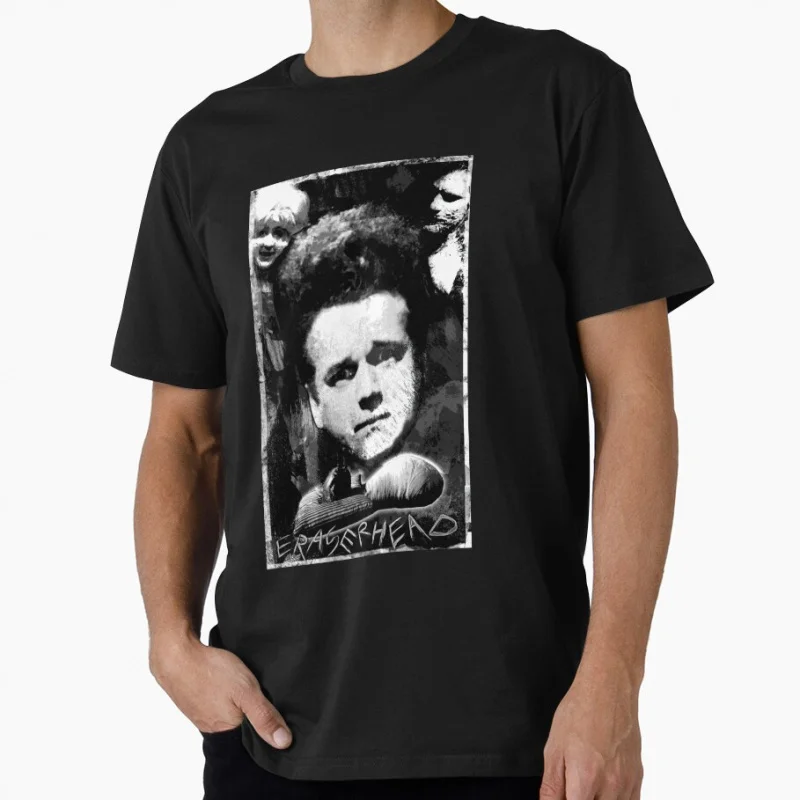 

80s horror movie Eraserhead Weird Film t shirt for David lynch fan 100% cotton print Graphic Clothes Men's All size S-6XL top