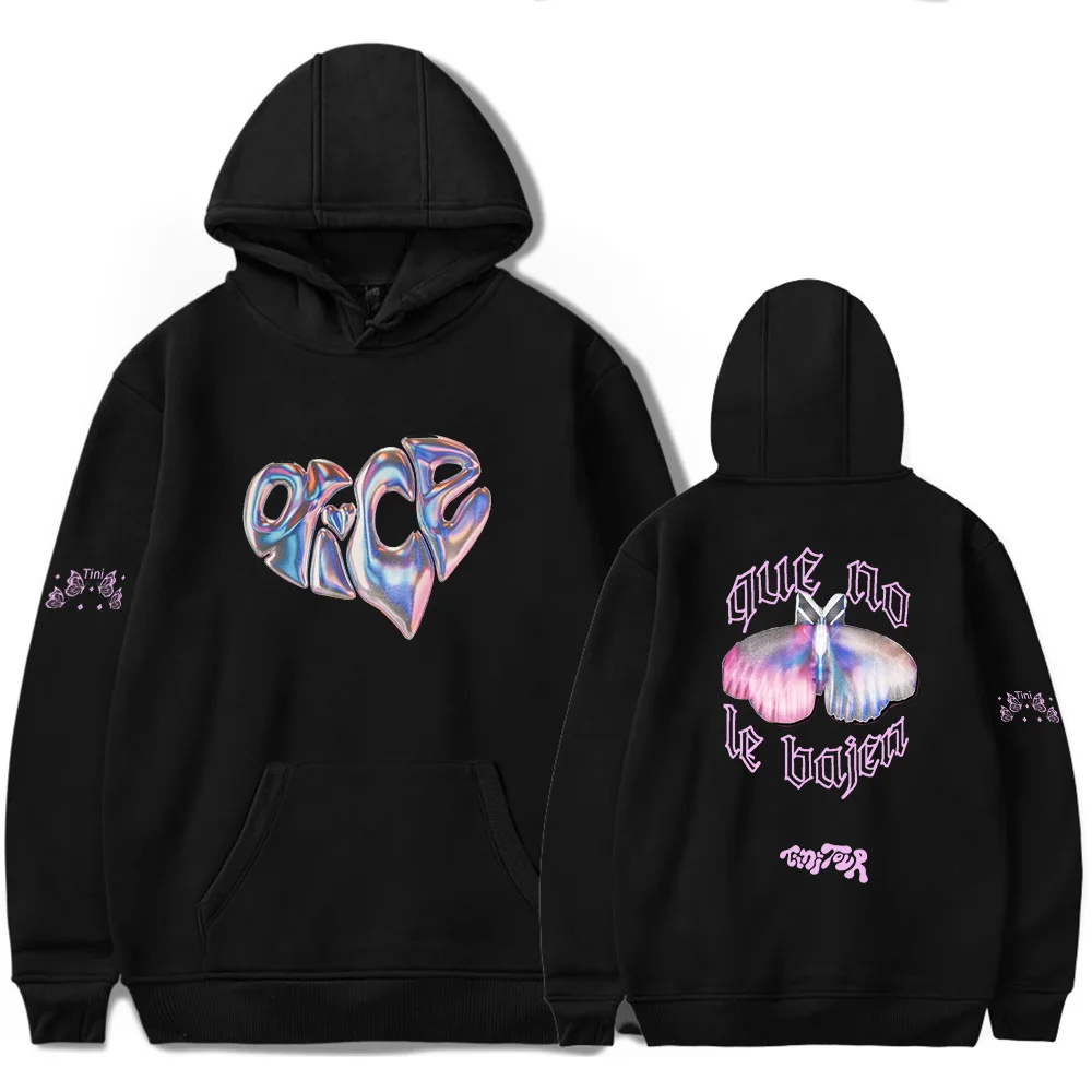 2024 Tini Stoessel 후드, 2023 Tini Tour Merch, 긴 소매 캐주얼 스타일, 맨투맨 패션 의류, 남녀공용