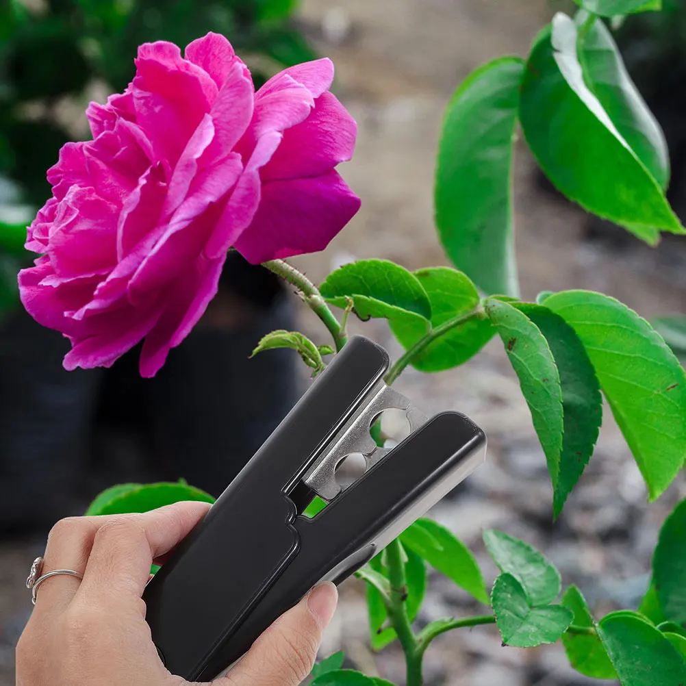 

2pcs Rose Thorn Remover Tool Flower Stem Stripping Garden Florist Supplies Leaf Burr Removal Handheld Pruner Professional Flower
