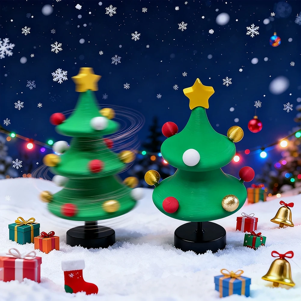 Rotating Christmas Tree, Dancing Tabletop Ornaments, Foreign Trade Christmas Decorations, Creative Gifts