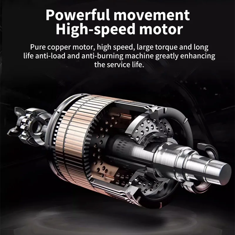 Pro Milwaukee Violent Blower 30000RPM Turbo Jet Fan Elektrický vzduchový prachovka Rychlost větru Turbo dobíjecí s lehkým čištěním auta - náhled 3