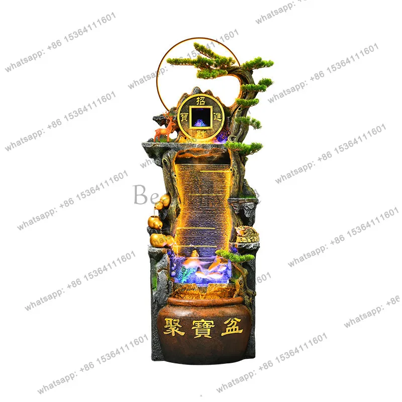 Office rockery cornucopia flowing water landscaping lucky ornaments circulating water