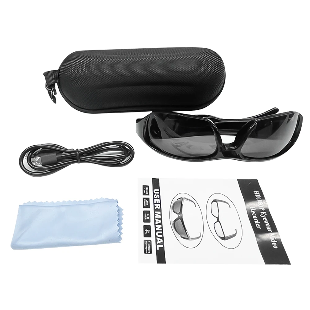 1080P HD Mini-Brillenkamera Videorekorder Tragbare Sonnenbrille Kamera für Outdoor-Sport DV DVR Überwachungs-Camcorder – Detail 13