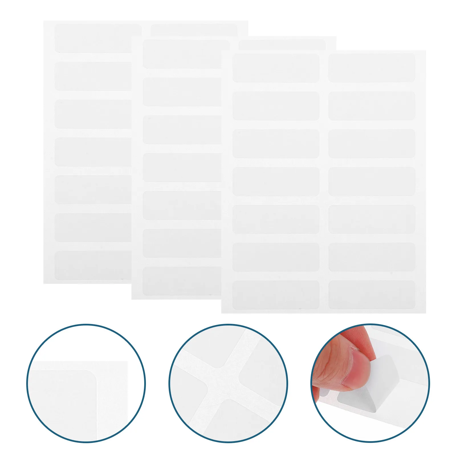 

60 Sheets Self Adhesive Label Stickers for Name Tag Price Marking Office School Home Organization Self Adhesive Name Sticker