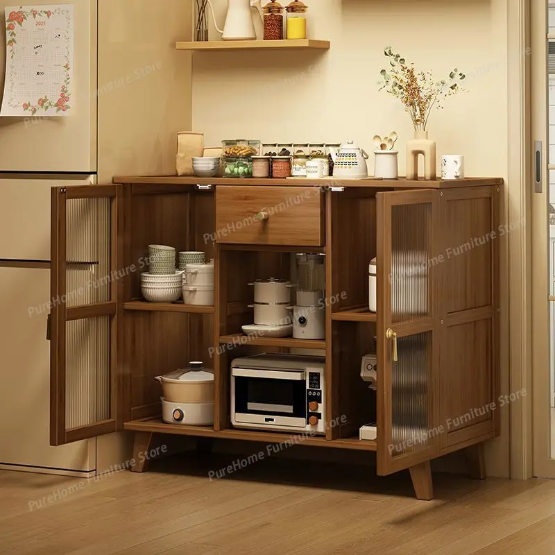 

Storage Multi-functional Sideboards Solid Wood Dining Room Household Display Sideboards Wine Cabinet Retro Furniture Taquilla