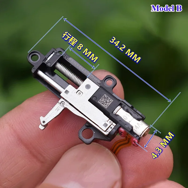 Mini Tiny Precision Planetary Gear Stepper Motor 5mm/4.3mm 2-Phase 4-Wire Micro Stepping Motor with Linear Metal Screw Slider Fo