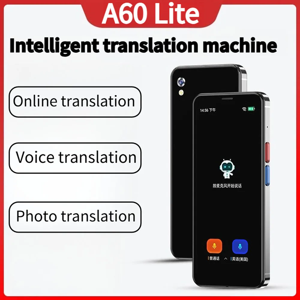 A60lite Smart Multiple Language Portable Translation Device Touch Screen Photo Offline Online Translation Intelligent Translator