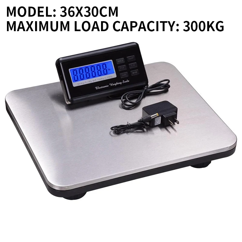 Precision electronic scale, hand luggage scale 200/300/500KG, pet scale, stainless steel express scale, livestock scale