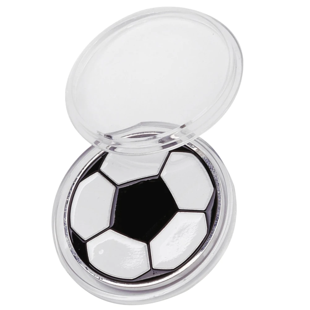 

Edge Divider Referee Accessories Football Flip Tool Coins for Picking Side Metal Toss Practical Judge Coin Smooth Finish Outdoor