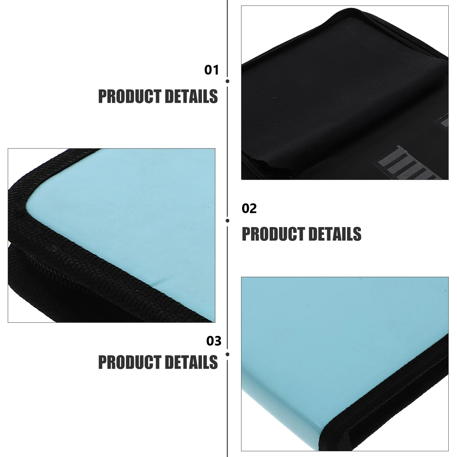 

1Pcs Nail Grinding Head Bag Compact Manicure Polisher Storage Organizer Ideal for Nail Training School Personal Use Portable Bit