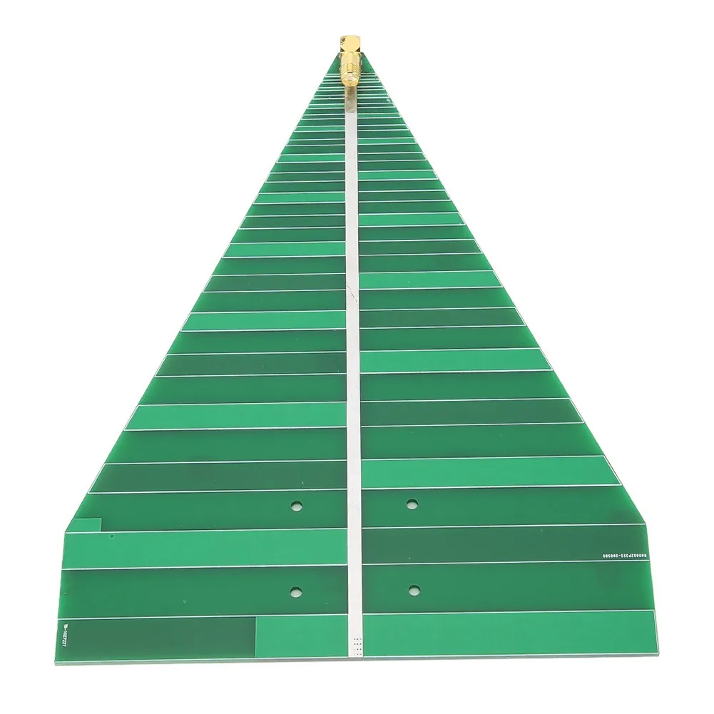UWB Ultra Wideband Log Periodic Antenna 600-6000MHz Directional Linear Polarized Non-Frequency Variable Antenna 50W Gain 6~7dB