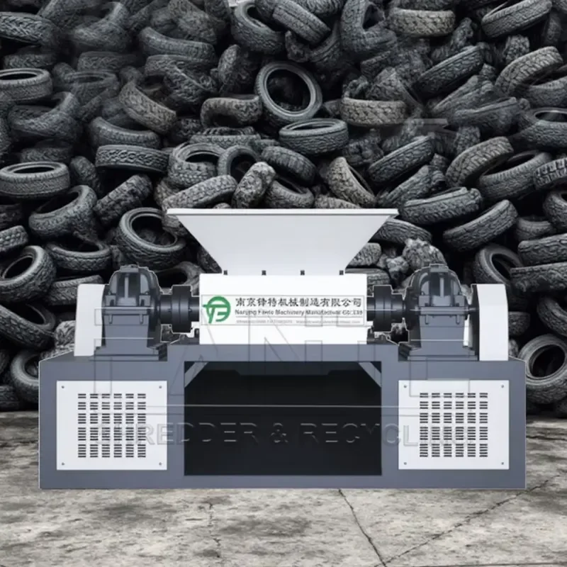 Crusher Industrial Twin Shaft E-Waste Shredder for Efficient Processing of Laptops Keyboards Hard Disks and Electronic