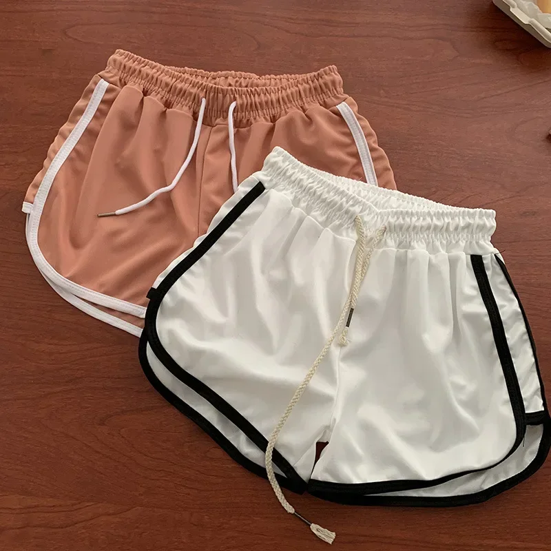 2024 Summer New Sports Yoga Shorts Women\'s Korean Edition Fashion Loose Casual High Waist Wide Leg Home Sleeper Pants