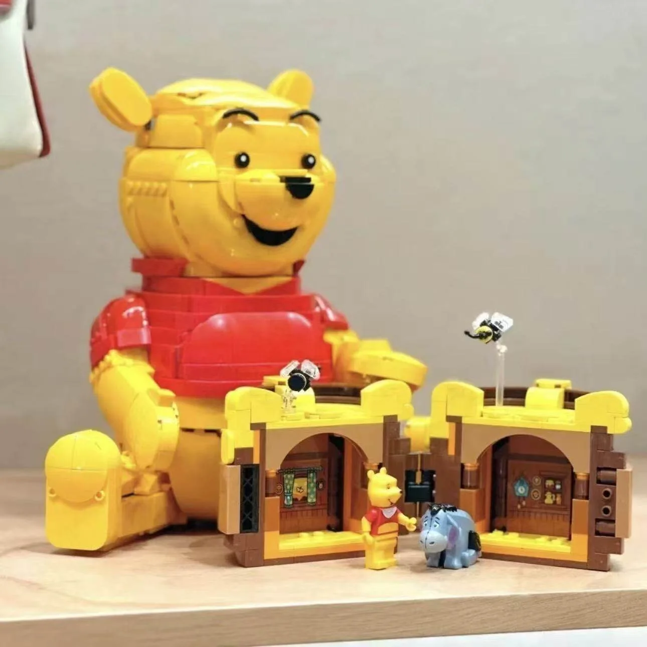 2026 cute teddy bear toy building blocks suitable for birthday, Christmas, holiday gifts, and home decoration small ornaments view 3