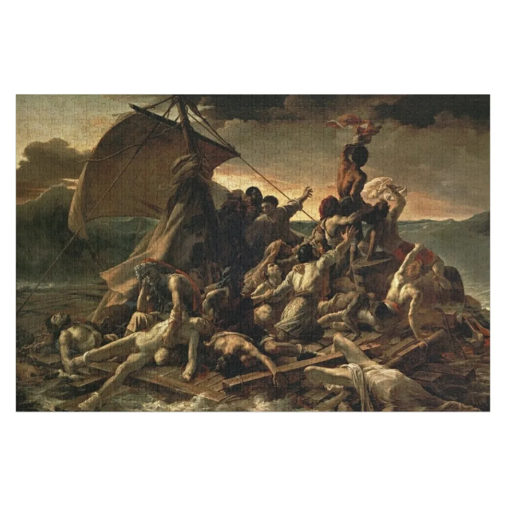 Théodore Géricault - The Raft of the Medusa (Le Radeau de la Méduse) 1819 Jigsaw Puzzle Wood Name Puzzle