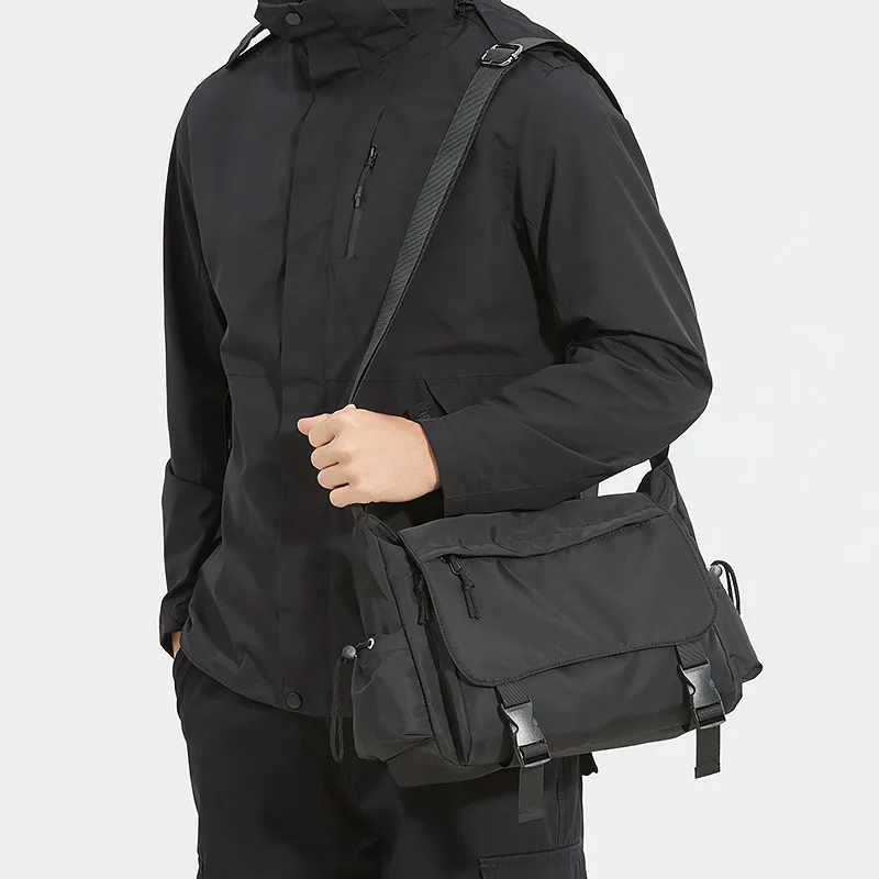 Fashion Oxford Messenger Bag for Men, Large Sling Bag, Casual Crossbody Bag for Hanging Out Daily Commute,College School Bags