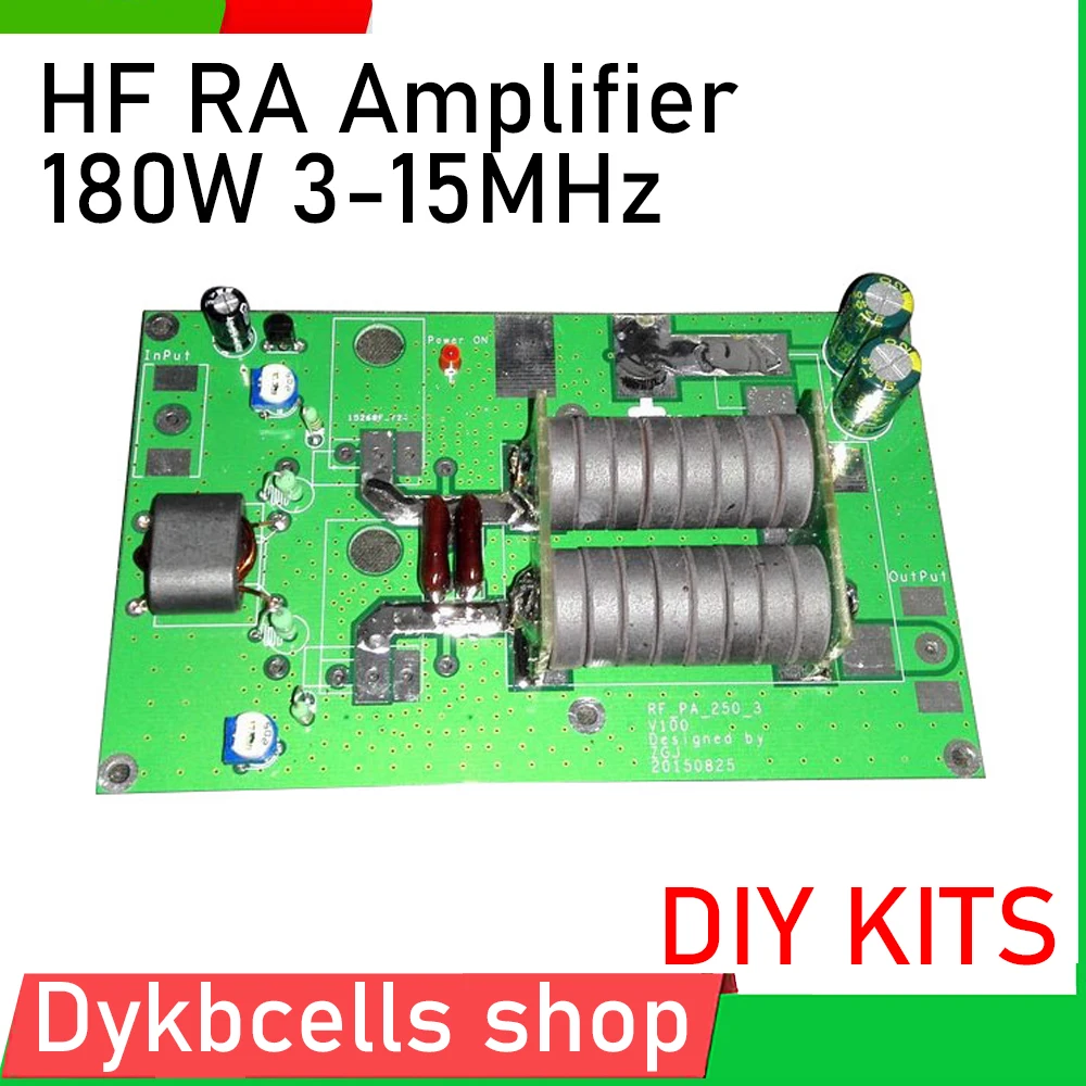 180W 3-15MHz HF Linear Amateur High Frequency RF Power Amplifier diy KITS FM Radio Station for SSB CW Transceiver Intercom Ham