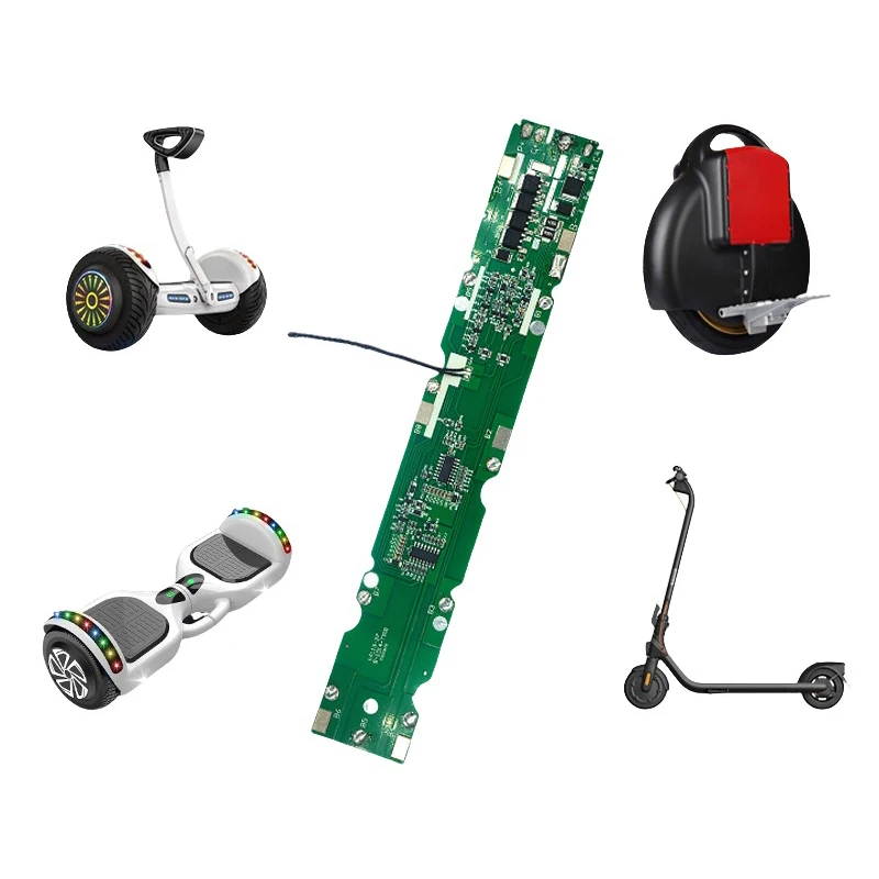 10S 36V 15A Lithium BMS Protection Board with Different Ports, For Electric Scooter 18650 Battery Pack