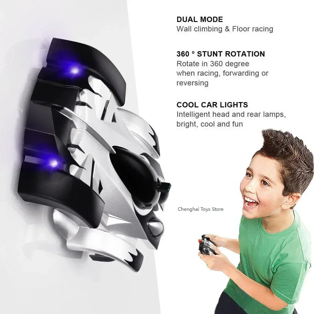 RC Car Climbing Ceilling Electric Car Radio Remote Control Machine Model Anti Gravity Drift RacingToys For  Children Boy Gift