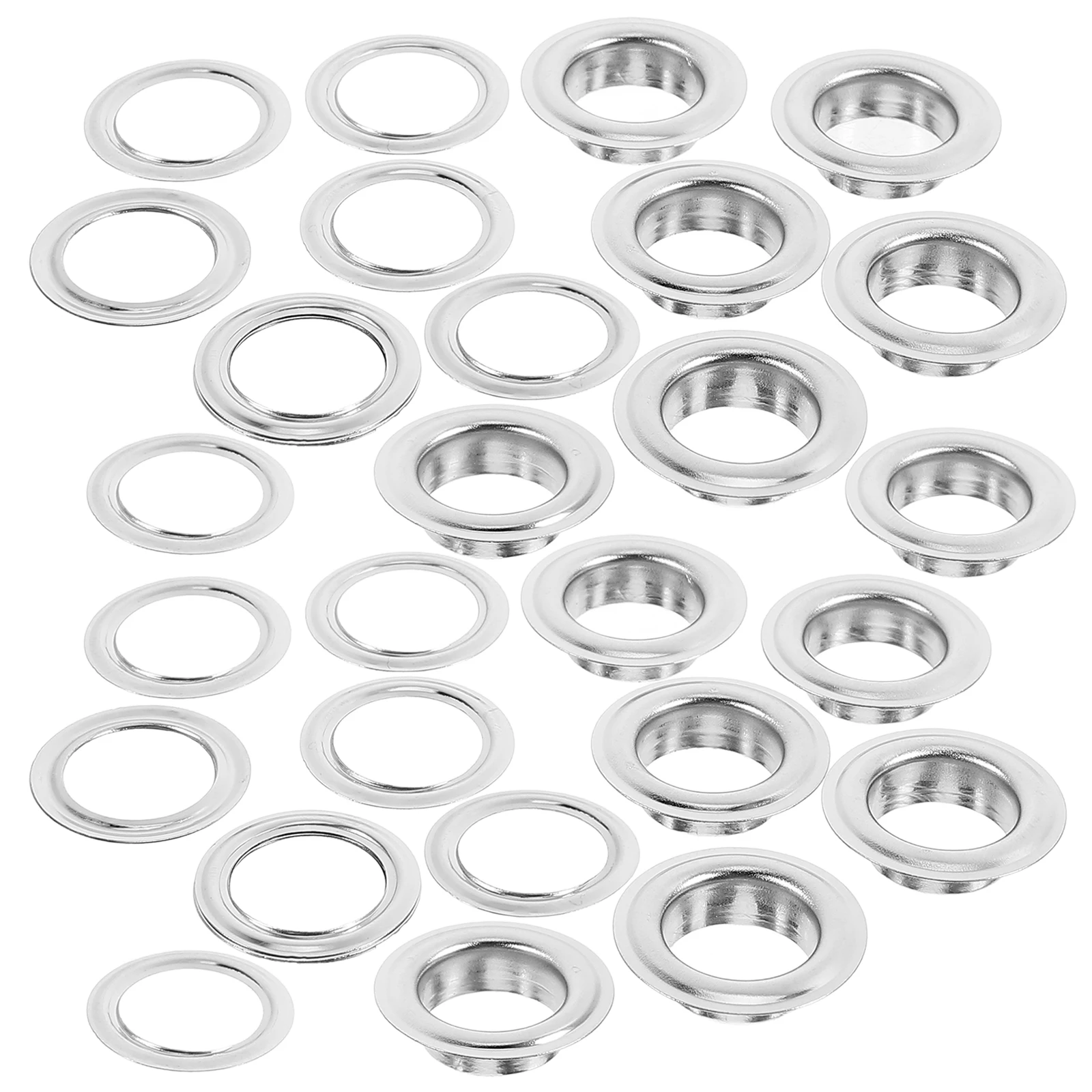 

200Pcs 12mm Hollow Rivet Grommets for Shoes Tents Fabrics Durable Alloy Smooth Surface Easy Install DIY Enthusiasts