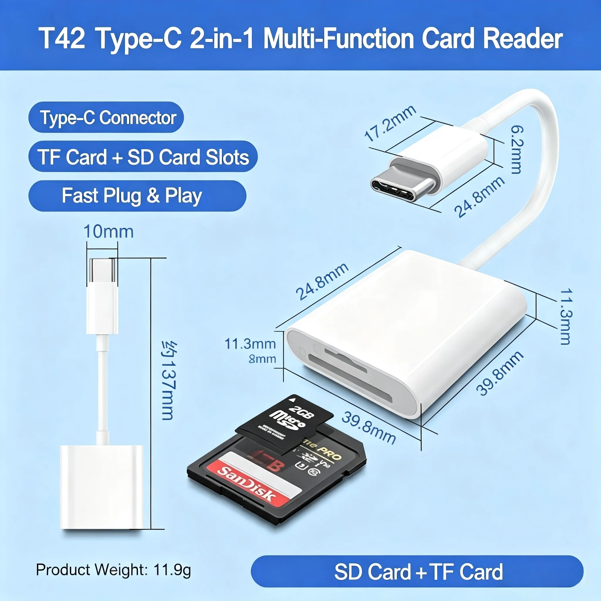 2'si 1 arada OTG Tip C Kart Ok - Microsd Card Tablet incelemesi ve fiyatı