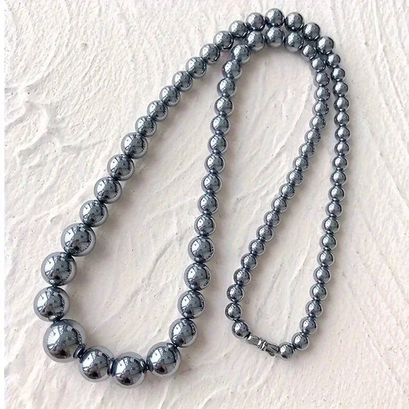 قلادة من الحجر الطبيعي من تيراهيرتز، لتخفيف تعب الرقبة، هدية #5