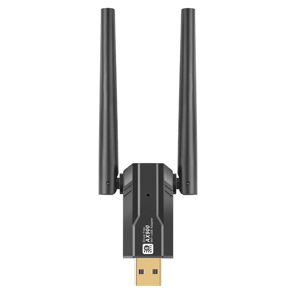 

900Mbps USB WIFI 6 NetworkCard 5dBi High Gain Antenna Dual Band 2.4/5Ghz Wlan Transmitter Receiver for PC Laptop Tablet