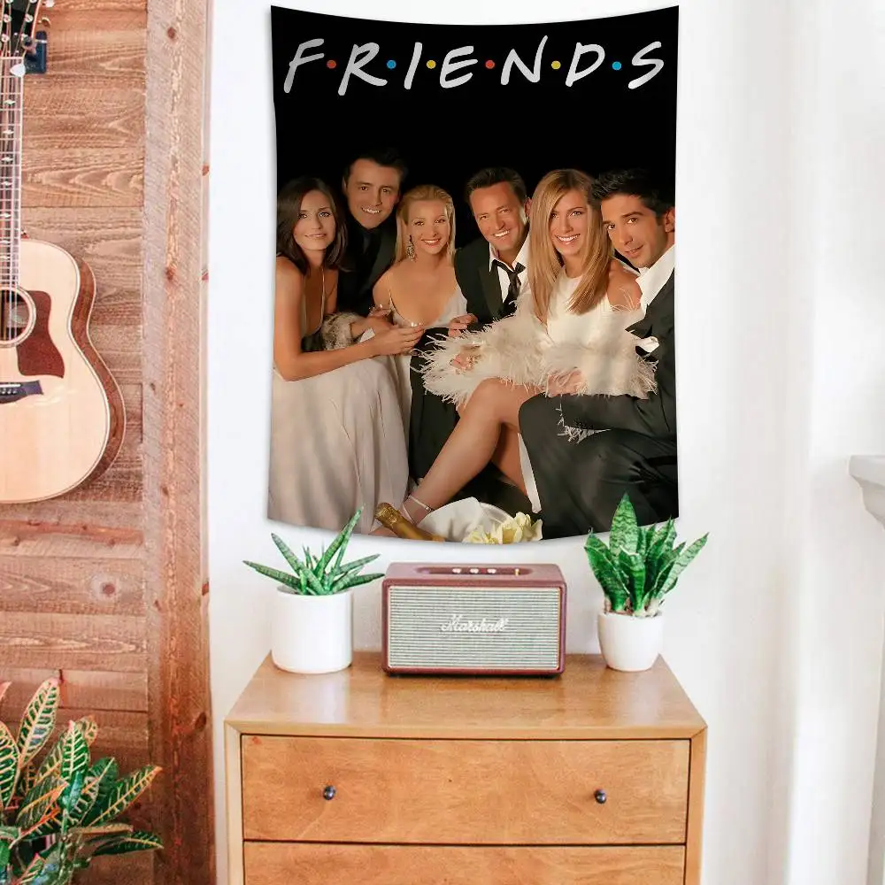 Classic F-Friends TV Show Colorful Tapestry Wall Hanging Bohemian Wall Tapestries Mandala Wall Art Decor