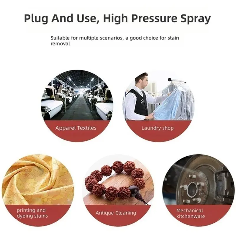 High-quality/ MT-120 Elbow Spray Gun EU Plug Electric Cleaning Gun For Textile Decontamination Elbow Spray Gun