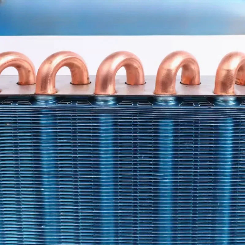 1PCS Refrigerator freezer aluminum fin and copper tube heat exchanger with fan Small shell condenser radiator Fan view 6