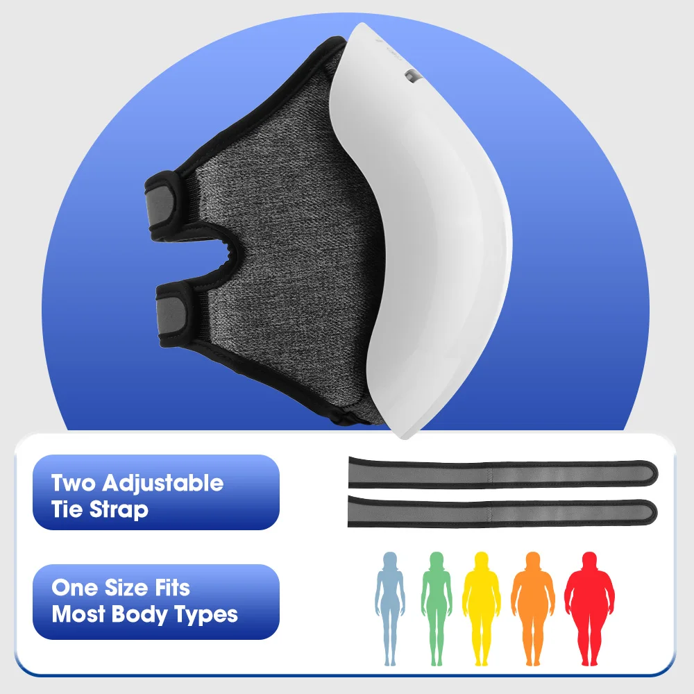 Kniemassagegerät für Gelenke 3, Wärme und Vibration, orthopädische Kompressions-Knieschoner, rotes Licht, Physiotherapie für Schulter-Ellenbogen-Kniebandage