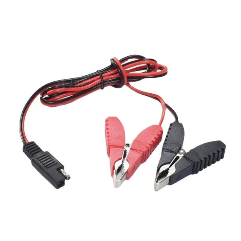 12V-36V 10A Max 120W Alligator Crocodile Clip to SAE Connector Quick Release Disconnect Car Solar Power Charge Extension Cable