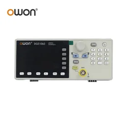 OWON DGE1030 DGE1060 Generatore di forme d'onda arbitrarie da 30 MHz Generatore di forme d'onda da banco a canale singolo 1CH 3,6 pollici 14 bit