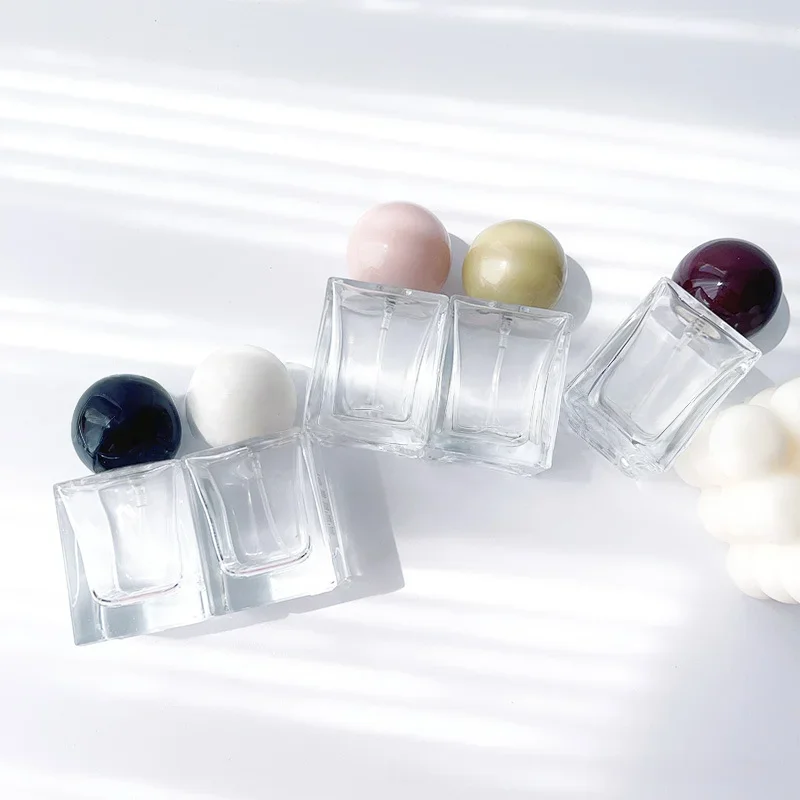 30ml Mini Przenośny Atomizer do Perfum Kosmetyczny Pusty Przezroczysty Szklany Flakon na Perfumy do Podróży