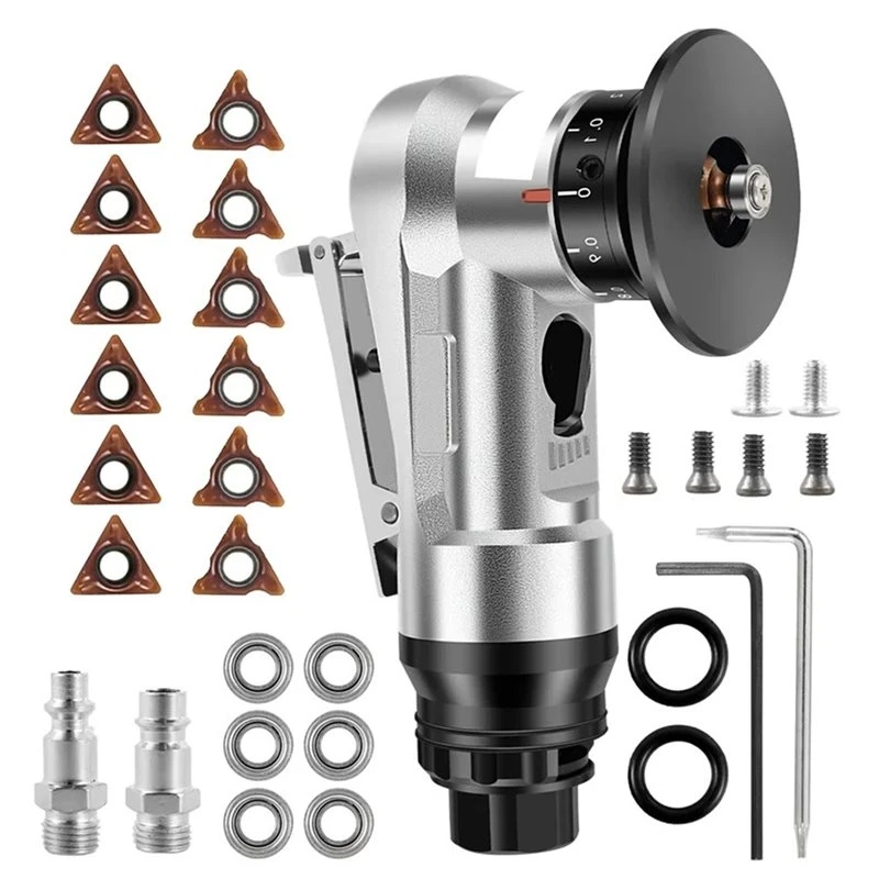 T19C 45° Pneumatic Chamfering Machine 30000 RPM Portable Arc Air Beveling Machine Metal Trimming Machine With 1/4 Inch Air
