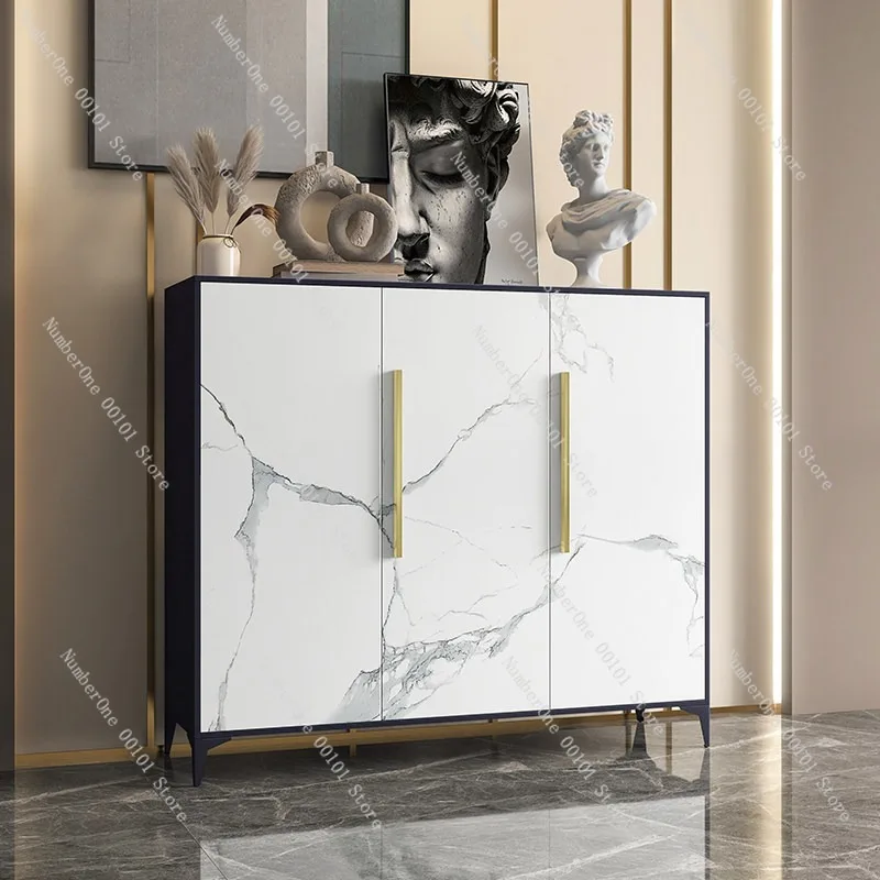 Household Steel Shoe Rack,Multi-Layer Front Door Storage Cabinet,Modern Minimalist Large-Capacity Shoe Organizer,Entryway Door