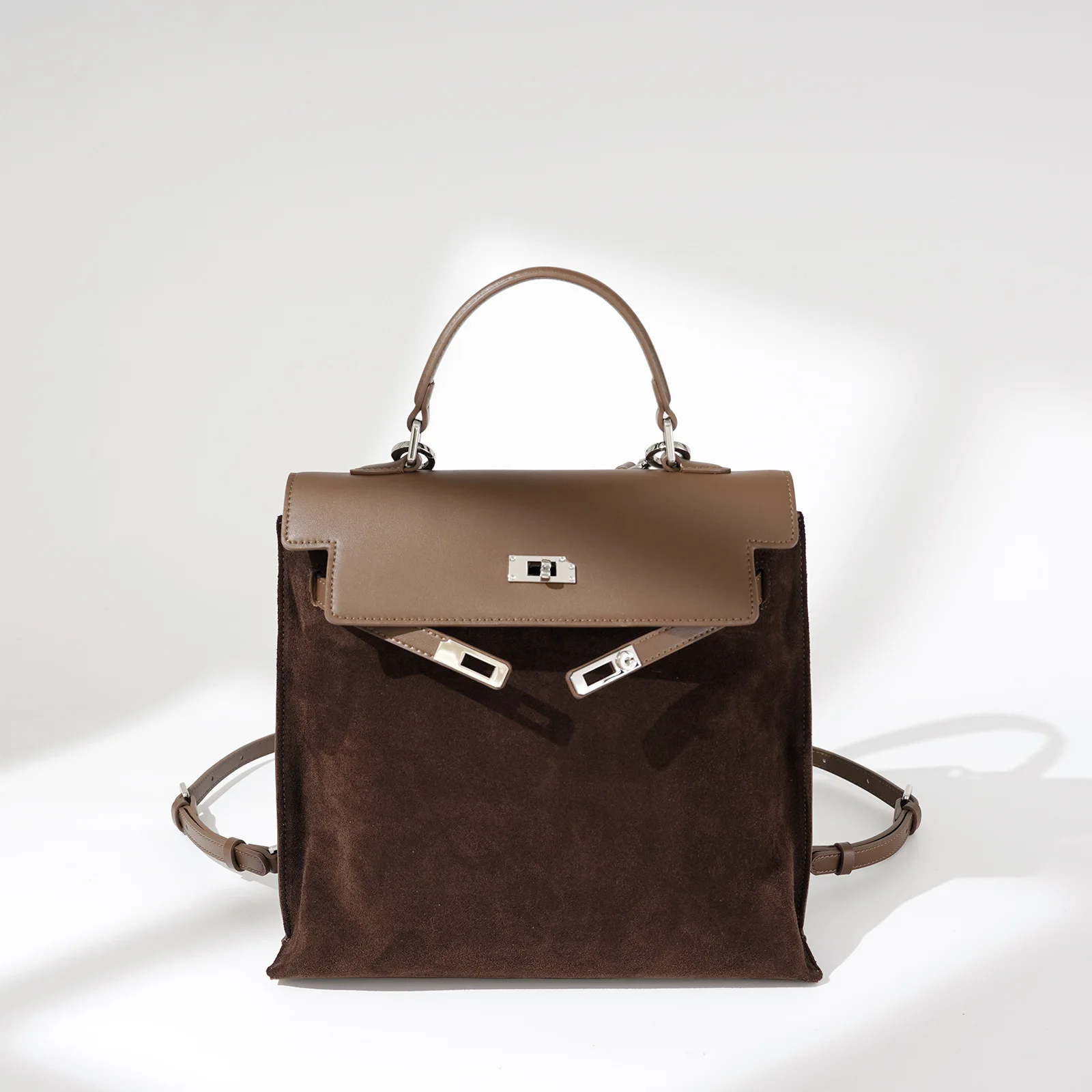 Light luxury new fashion versatile matte shoulder messenger bag retro trend backpack multi-functional women's bag