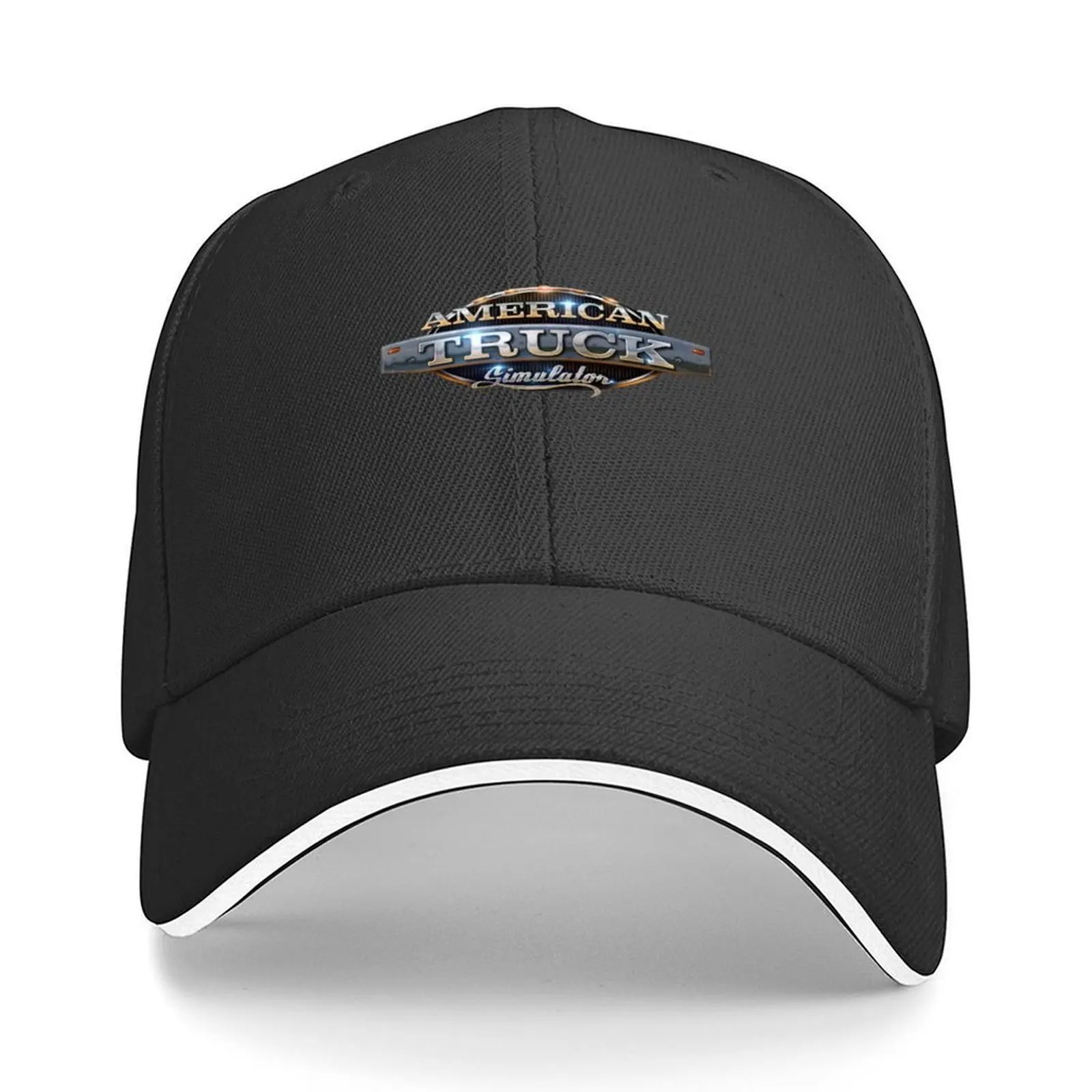 

American Truck Simulator Logo Classic T-Shirt Baseball Cap sun hat Fashion Beach party Hat Gentleman Hat Hats Woman Men's