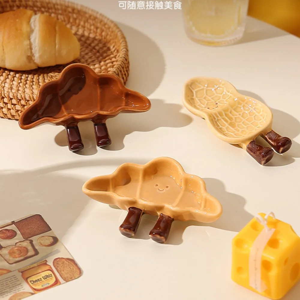 Ceramic Cute Clouds Dipping Sauce Dish Hot Pot Seasoning Dishes Salad Bowl Tableware Kitchen Soy Vinegar Snake Dessert Plate