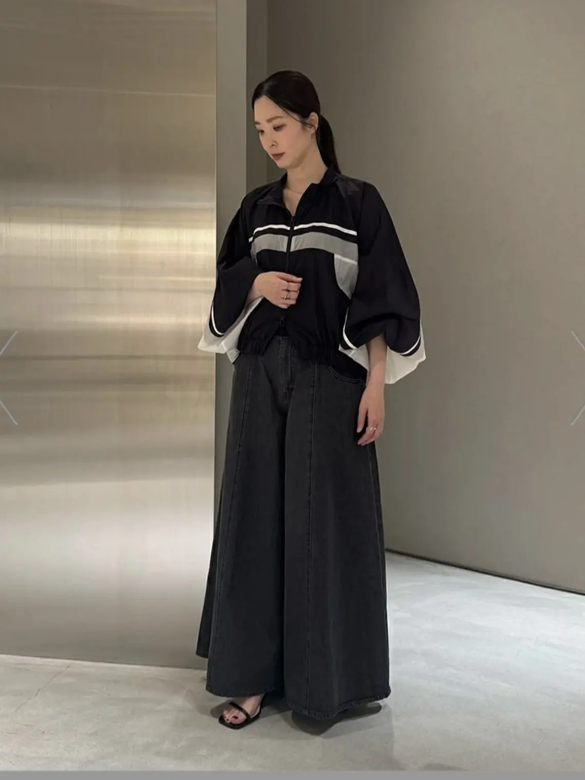 Japanese 2026 Autumn New Trend Fashionable Women's Clothing Striped Casual Loose and Versatile Lightweight Jacket Top for Women