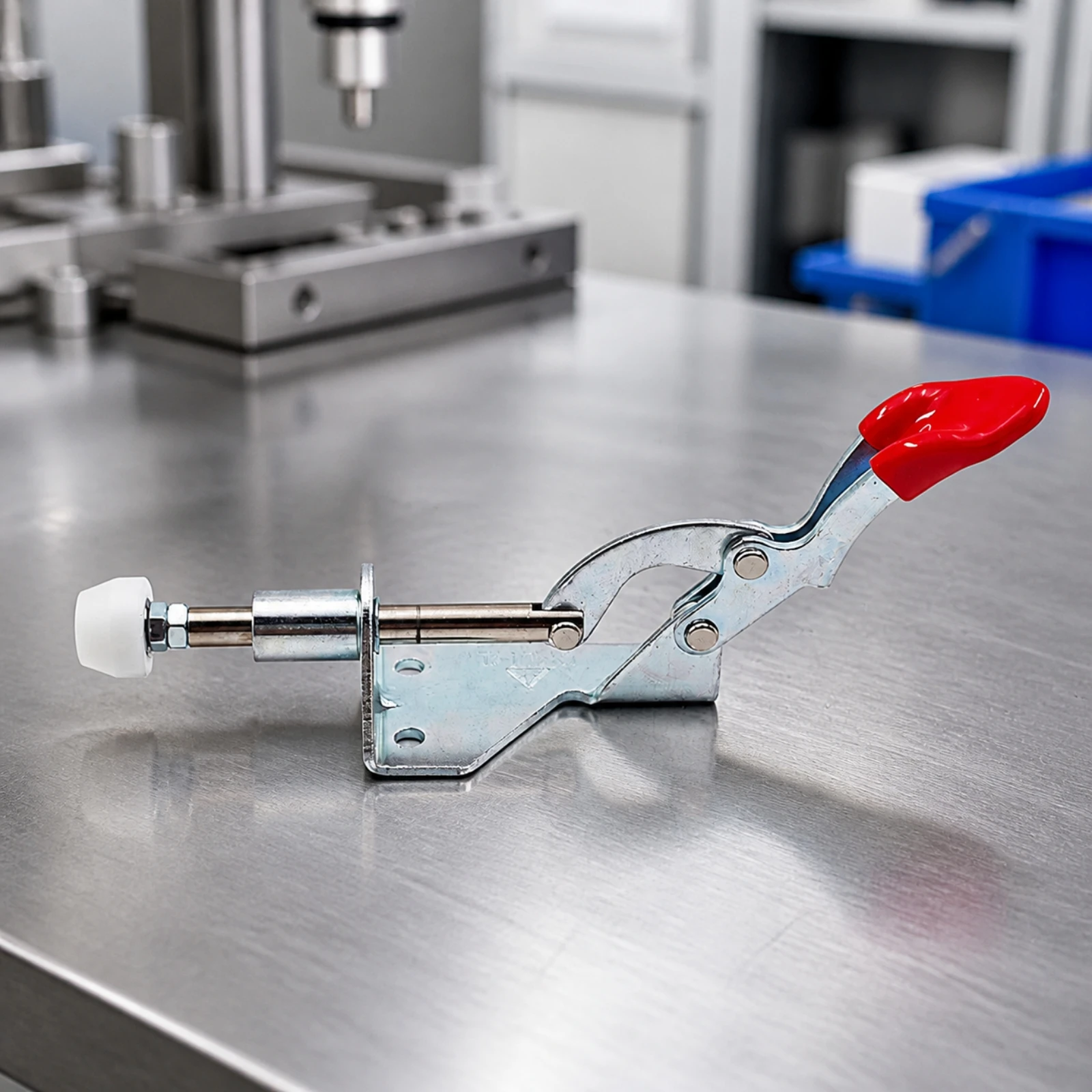 Pad-Printing Mold Positioning Clamp Steel Push-Style Toggle Clamp Sturdy Compact for Production Workers