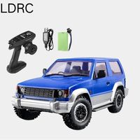 LDRC 1/14 LD1297 RC Car Remote Controlled With Lighting Variable Speed Car Four Wheel Drive Drift Racing  Model Toy Boys Gift