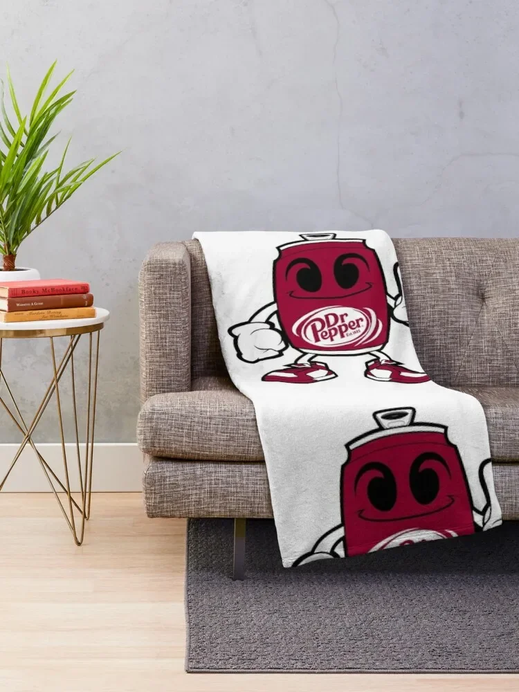 dr pepper Throw Blanket for winter Custom warm for winter Blankets