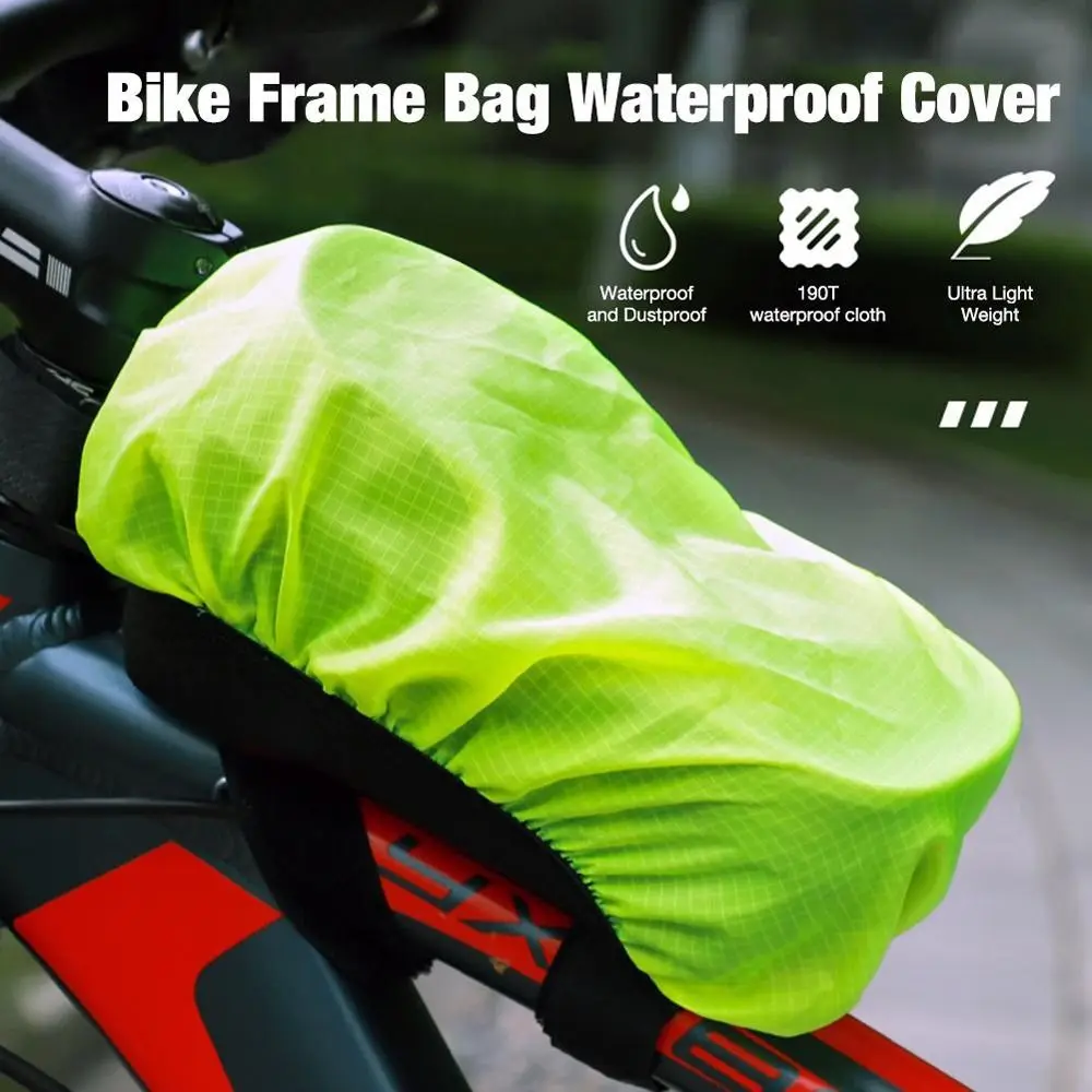 

Bike Frame Bag Cycling Dust Raincover Bike Bag Rain Cover Rain Cover Mobile Phone Bag Cover Bike Frame Bag Waterproof Cover