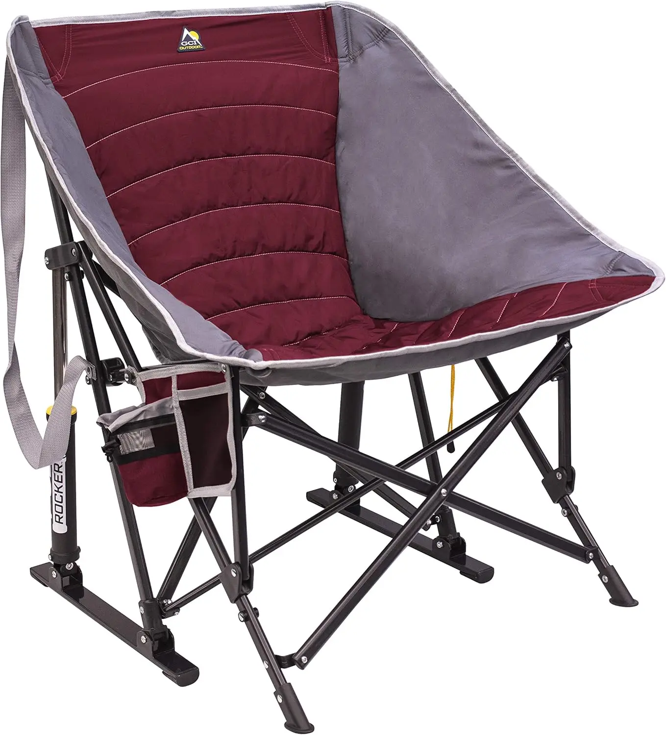 

Maxrelax Pod Rocker Portable Rochair & Outdoor Camping Chair, Red