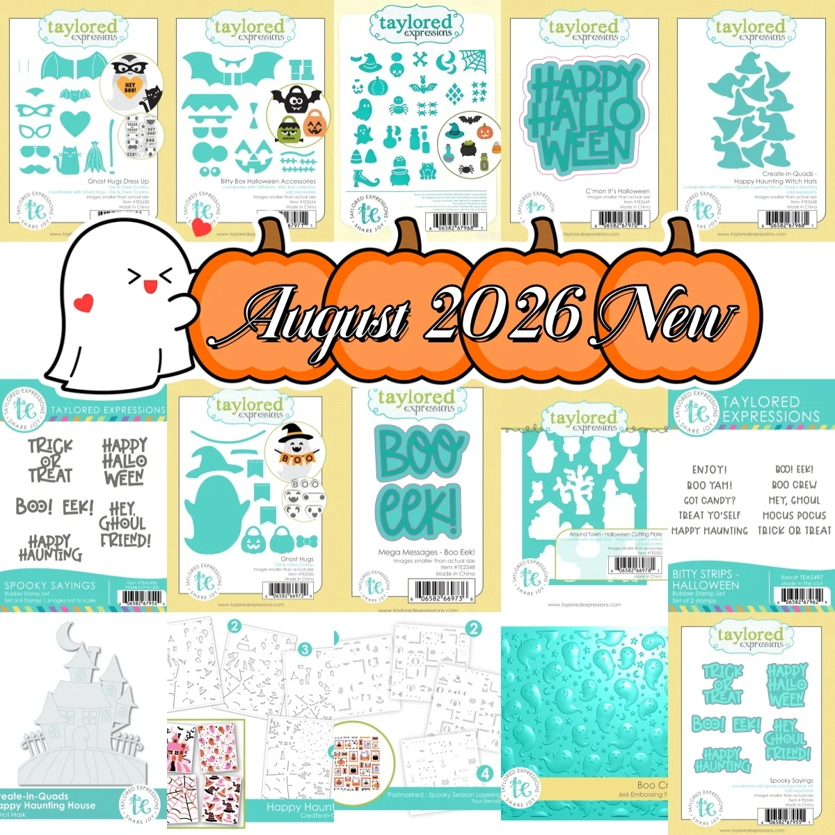 Halloween Haunting House Witch Hats Metal Cutting Dies Clear Stamps Stencil Hot Foil For DIY Scrapbook Paper August 2026 Newest