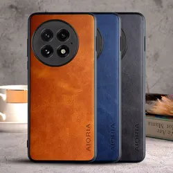 Case for Oneplus 13 13R 12 12R 11 11R 10 Pro 10T 5G coque Luxury Vintage leather Skin cover funda for oneplus 13 case capa
